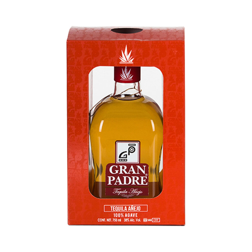 caja de tequila gran padre añejo